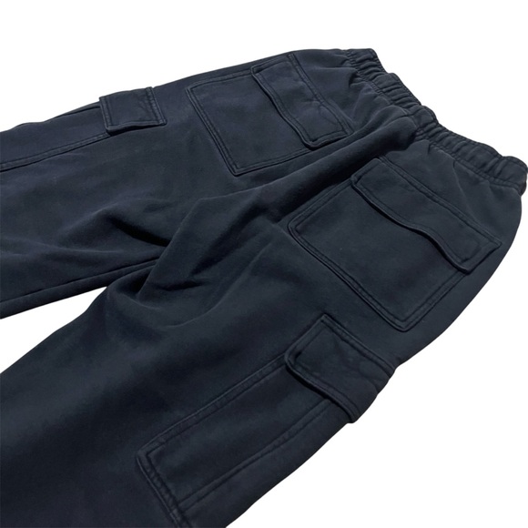 TNA Aritzia Cozy Fleece Cargo Sweatpants - Black (XXS) - Picture 4 of 6